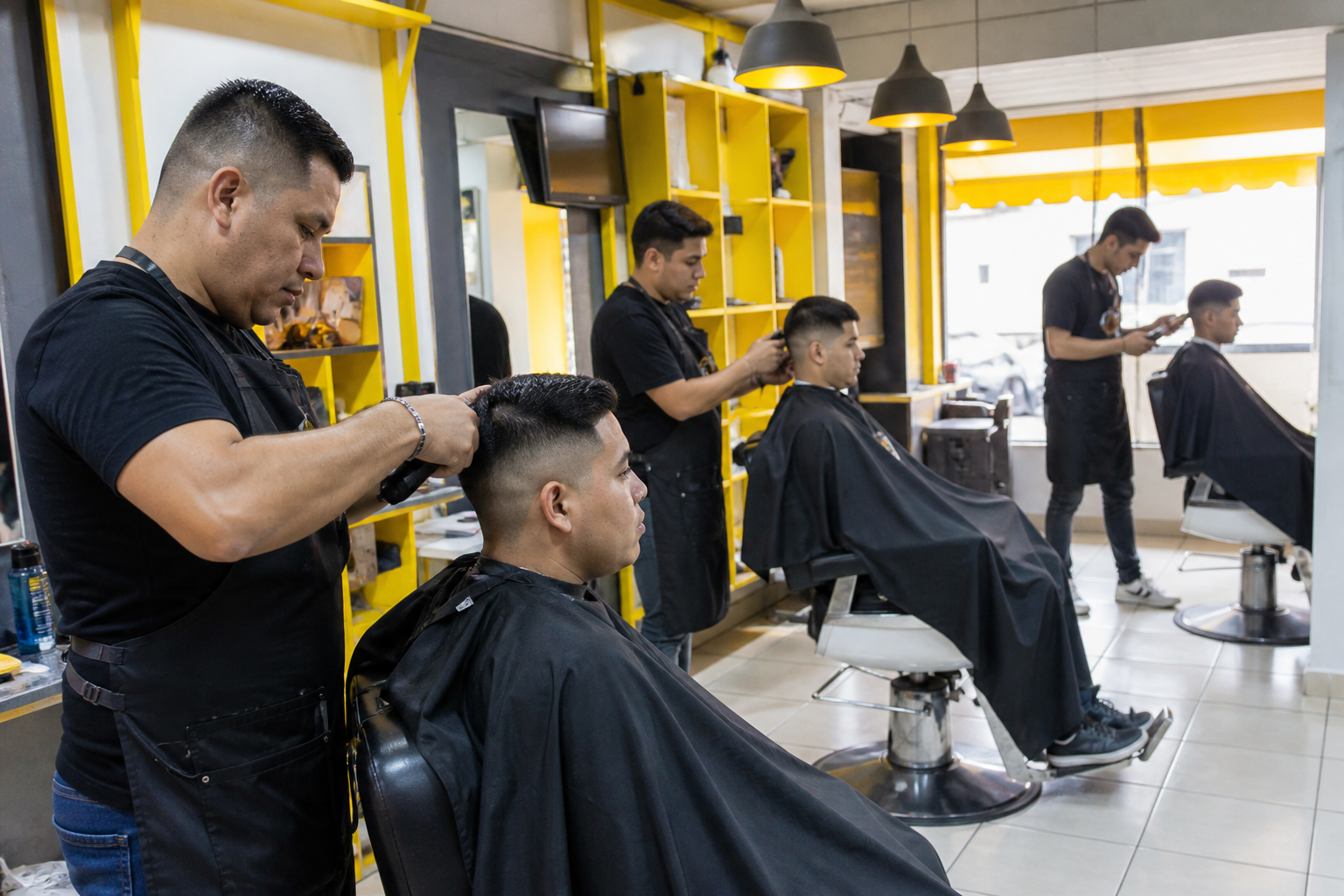 Los tres barberos